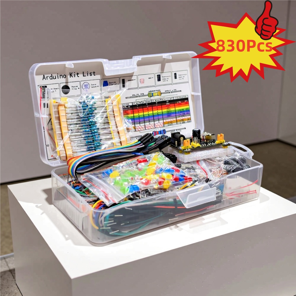 Esp32 Smart Home Kit - Componentes eletrônicos capacitor eletrolítico resistor led