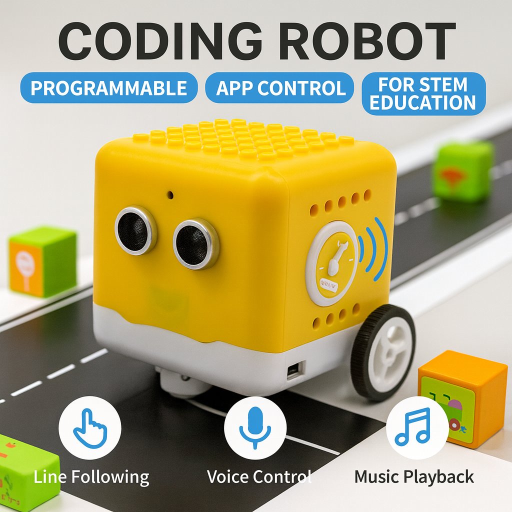 Stem Robotics Kit - Kit robô programável kidsbits, robô de