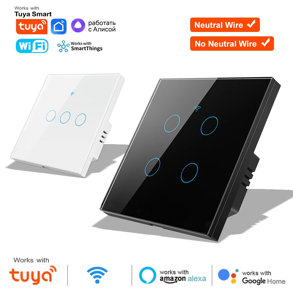 Smart Light Switch Wifi - Interruptor Inteligente de Parede WiFi RF