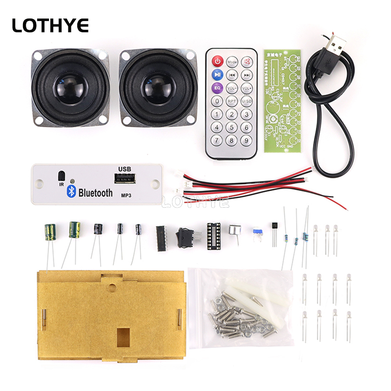 Electronics Project Kit - Mini Amplificador de Áudio Bluetooth 3W*2,