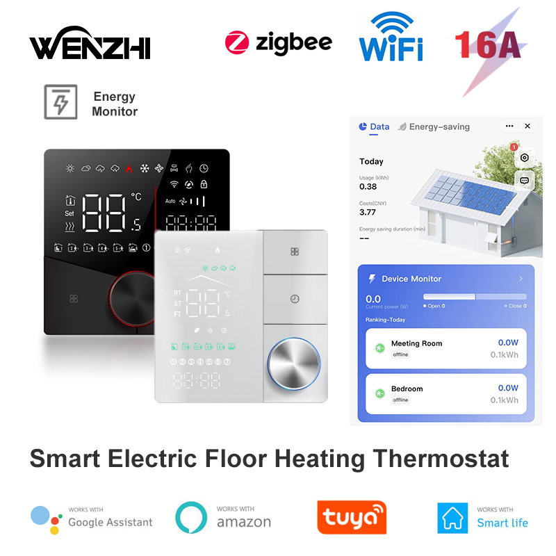 Wifi Thermostat - Termostato com Monitor de Energia ZigBee/Wifi