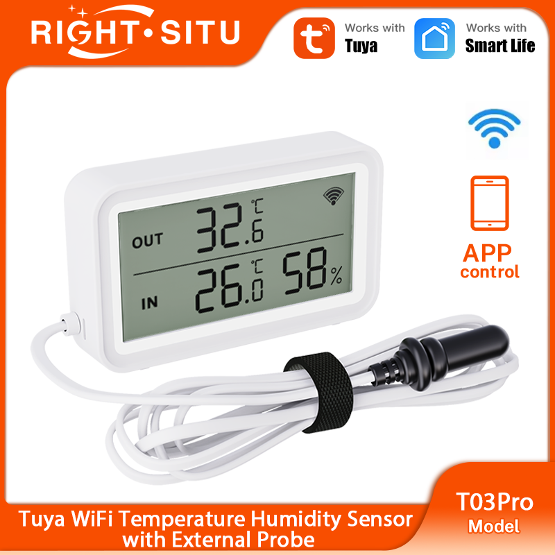 Sensor de Temperatura e Umidad - Wifi Thermostat avaliação e preço