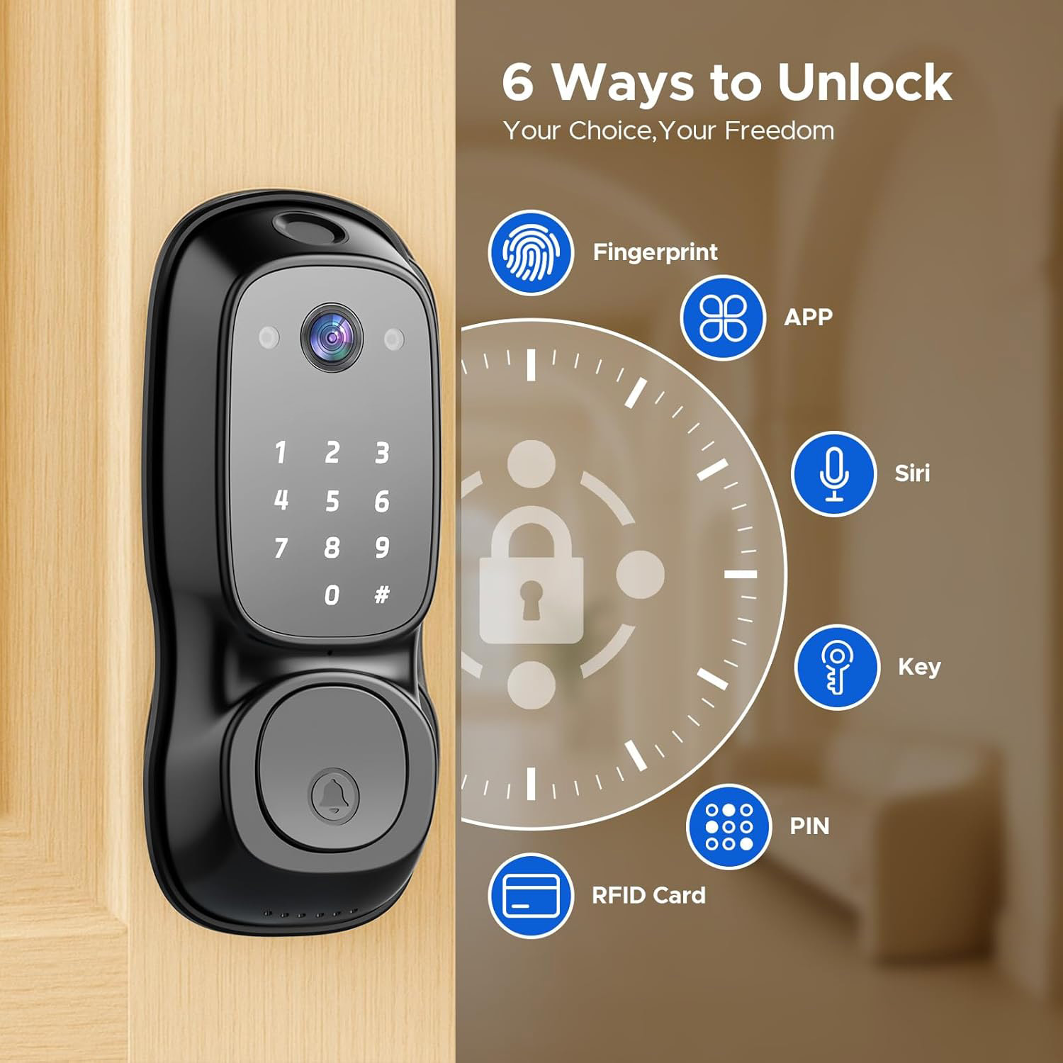 Fechadura de Porta Inteligente - Smart Door Lock Wifi avaliação e preço