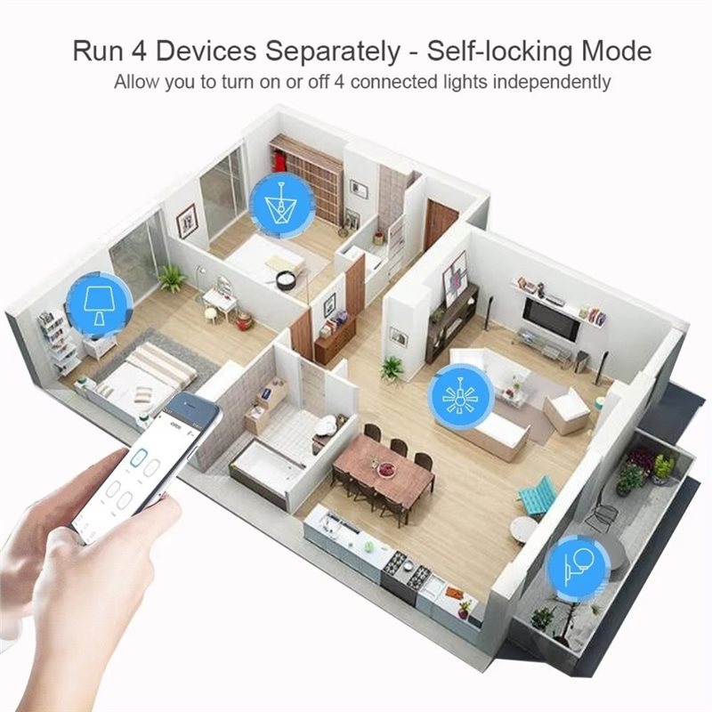 Módulo de Relé 4CH Smart Switc - Smart Light Switch Wifi avaliação e preço