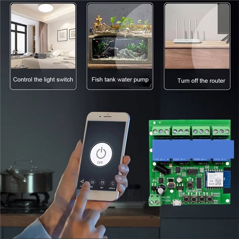 Módulo de Relé 4CH Smart Switc - Smart Light Switch Wifi avaliação e preço