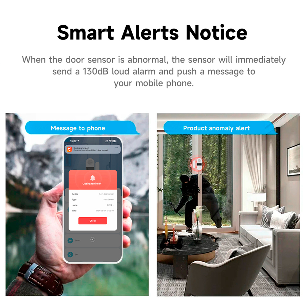 Sensor de Contato Sem Fio Tuya - Smart Home Automation Kit avaliação e preço