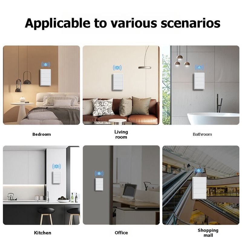 TFORU-Tuya Wifi para Interrupt - Smart Light Switch Wifi avaliação e preço
