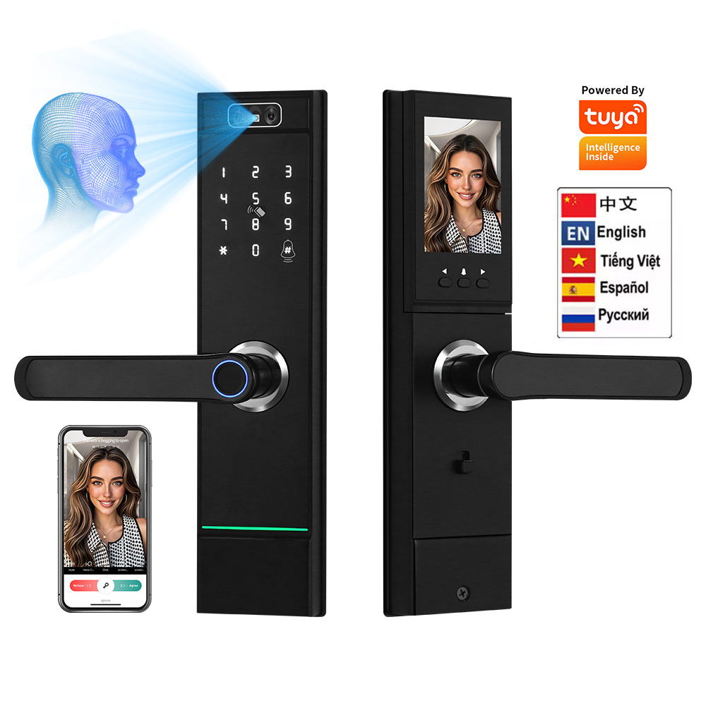 Alta segurança atacado 3d reco - Smart Door Lock Wifi avaliação e preço