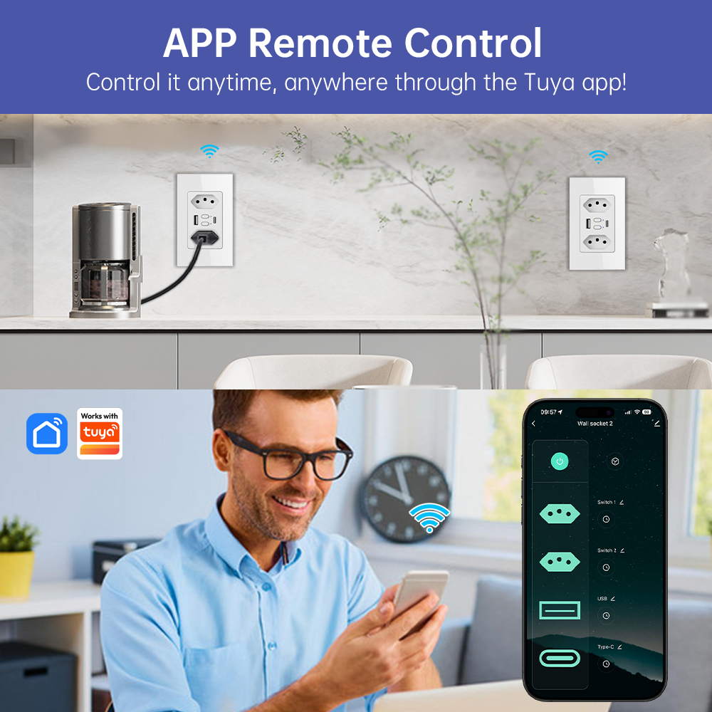 Tomada Inteligente Wi-Fi MANHO - Wifi Smart Plug avaliação e preço