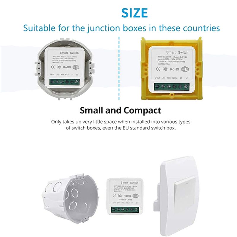 Interruptor de relé Wi-Fi inte - Smart Light Switch Wifi avaliação e preço