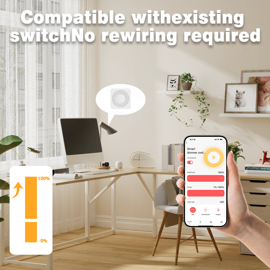 Interruptor Dimmer WiFi Tuya O - Smart Light Switch Wifi avaliação e preço